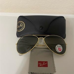 Ray-Ban Rb3026 Large Metal Ii Aviator Sunglasses